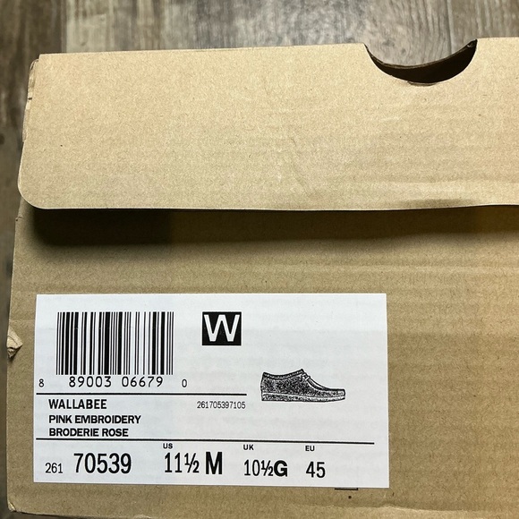 Clarks Women's Wallabees Coral Suede Moccasins Size 11.5 - Picture 10 of 11